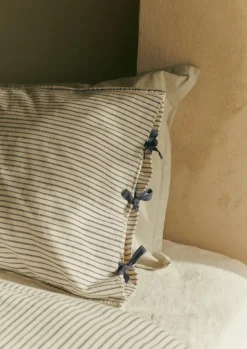 Best Organic Cotton Pyjama Stripe Housewife Pillowcase Textiles|Bed Linen