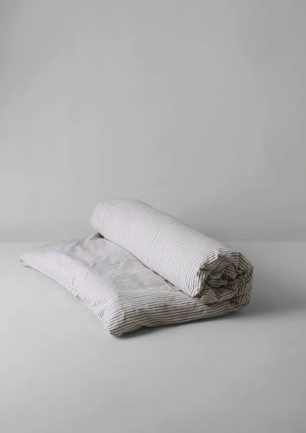 Discount Organic Cotton Pyjama Stripe Duvet Cover Textiles|Bed Linen