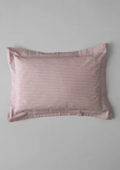 Clearance Organic Cotton Ticking Stripe Oxford Pillowcase Textiles|Bed Linen