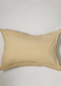 Discount Organic Cotton Ticking Stripe Oxford Pillowcase Textiles|Bed Linen
