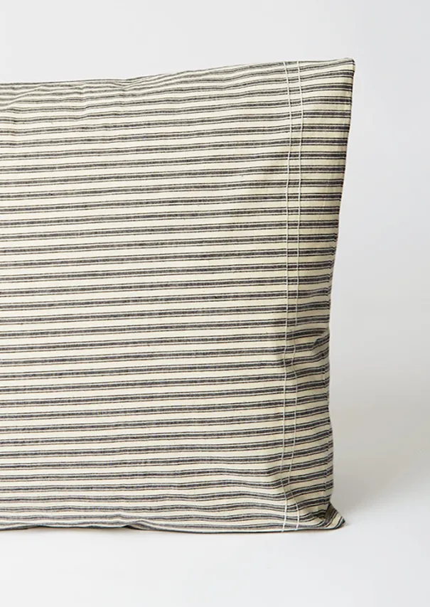 New Organic Cotton Ticking Stripe Housewife Pillowcase Textiles|Bed Linen