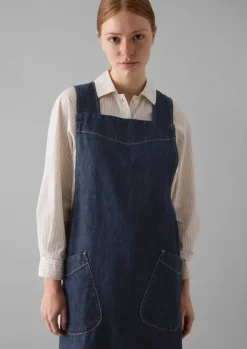 New Organic Denim Cross Back Apron Outdoor|Aprons & Tea Towels