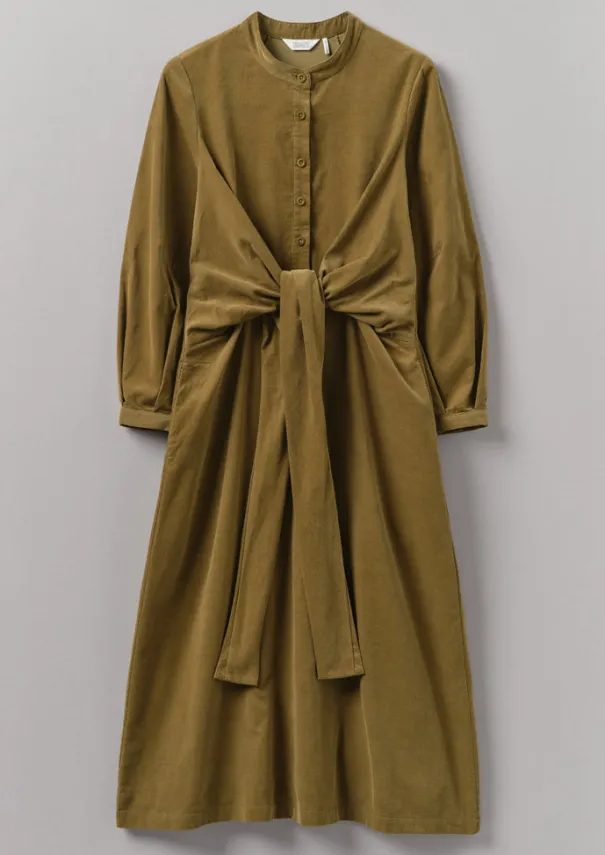 Hot Organic Needlecord Wrap Dress Women Cord|Dresses