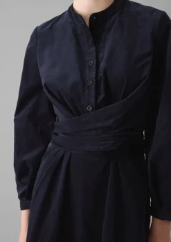 Clearance Organic Needlecord Wrap Dress Women Cord|Dresses