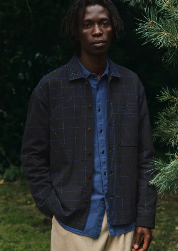 Overdyed Check Workwear Shirt Workwear|Shirts