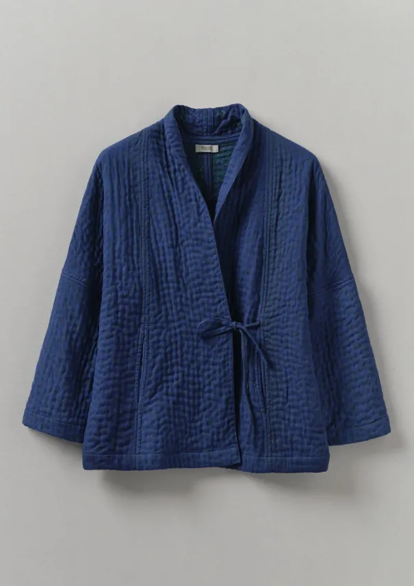 Clearance Overdyed Repurposed Kantha Jacket Women Gowns|Nightwear