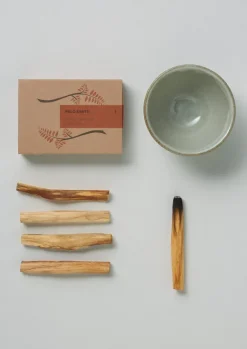 Sale Palo Santo Set Candles & Holders
