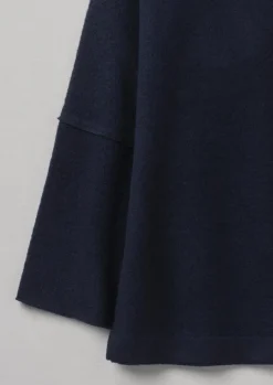 Clearance Panelled Boiled Wool Sweater Women Knitwear