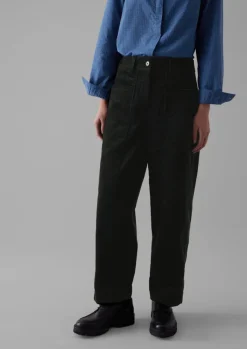 Online Panelled Organic Cord Trousers Women Cord|Workwear