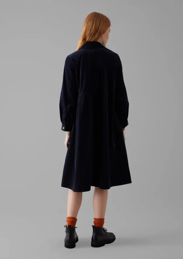 Panelled Organic Needlecord Dress Women Cord|Dresses