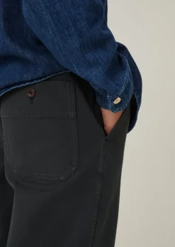 Outlet Patch Pocket Denim Shirt Denim|Workwear