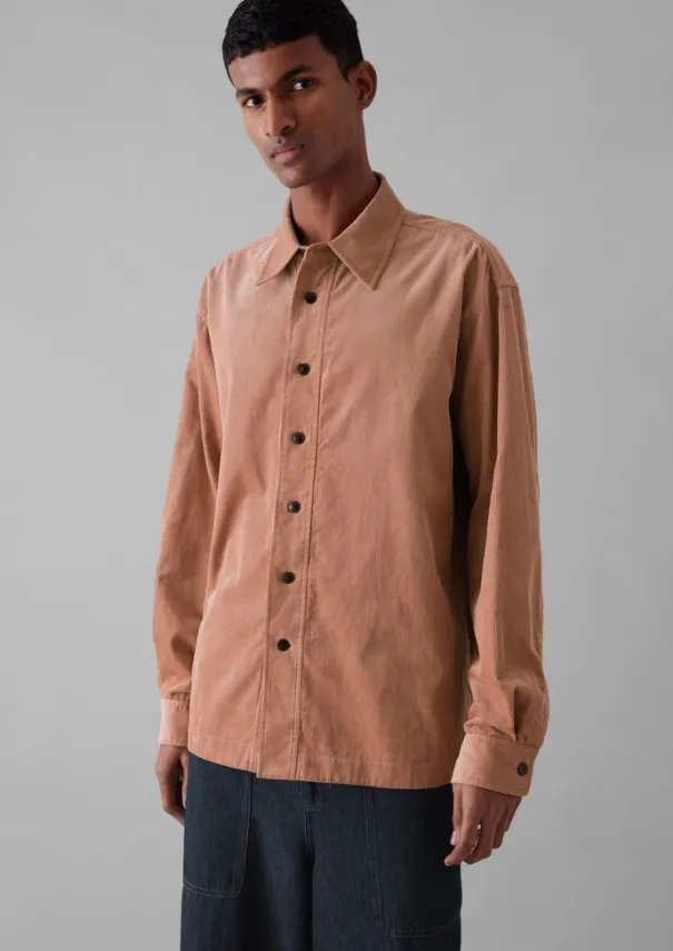 Point Collar Organic Cord Shirt Cord|Shirts