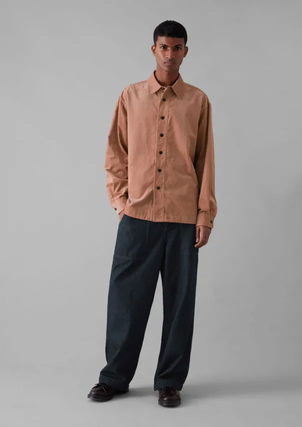 Point Collar Organic Cord Shirt Cord|Shirts