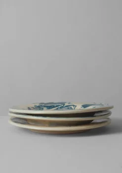 Outlet Poterie Barbotine Marbled Plate Ceramics|Tableware