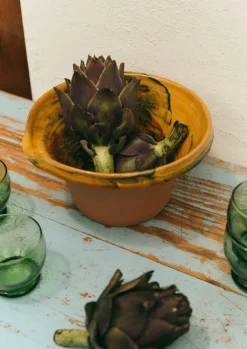 Outlet Poterie Barbotine Marbled Pouring Bowl Ceramics|Tableware