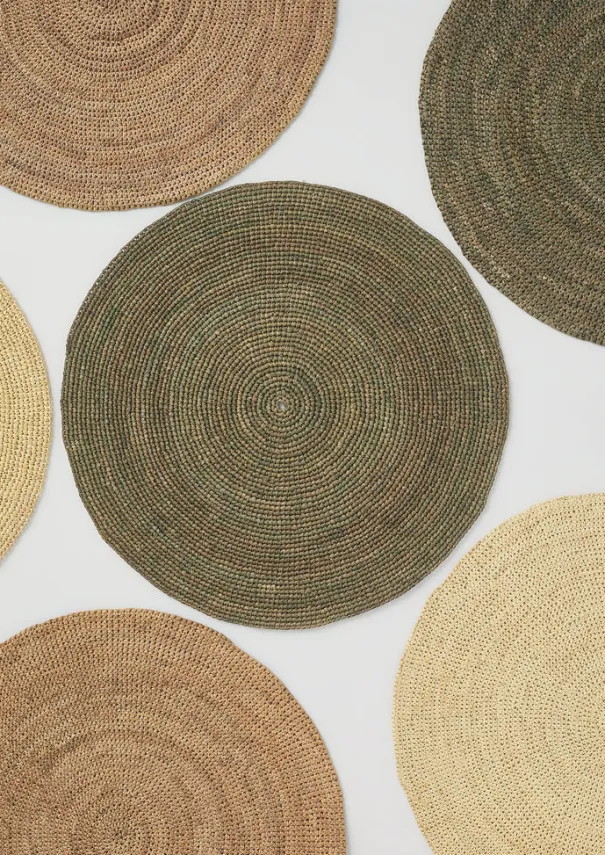 Clearance Raffia Placemat Kitchen|Tableware