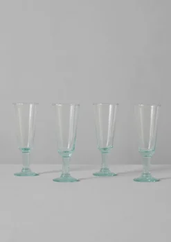 Discount Recycled Bolivian Champagne Glasses Set Glass