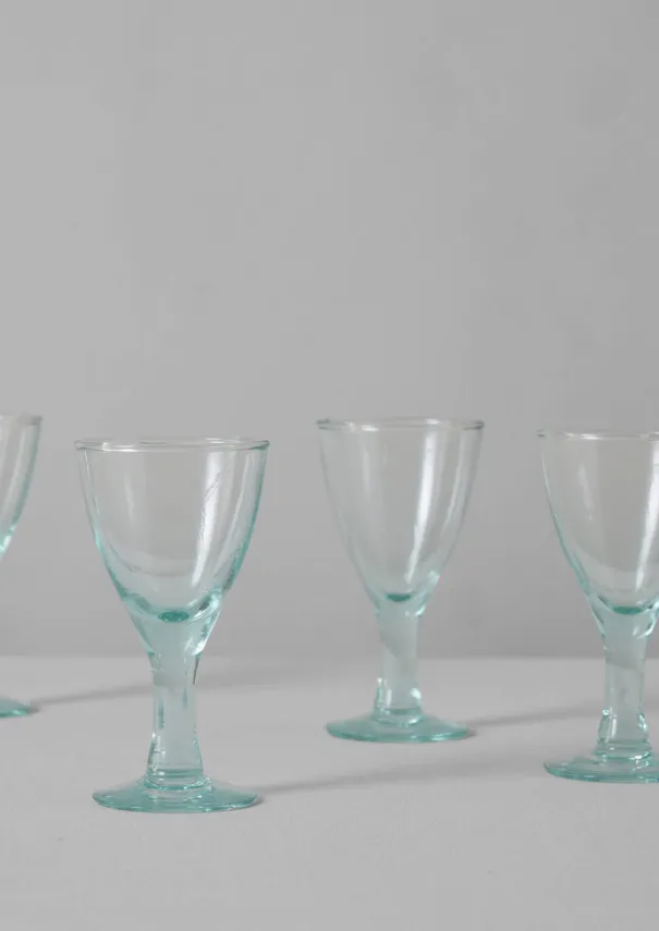 Recycled Bolivian Wine Glasses Set Glass|Tableware