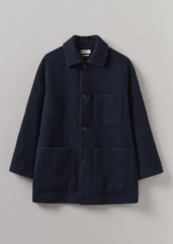 Outlet Relaxed Wool Coat Coats & Jackets