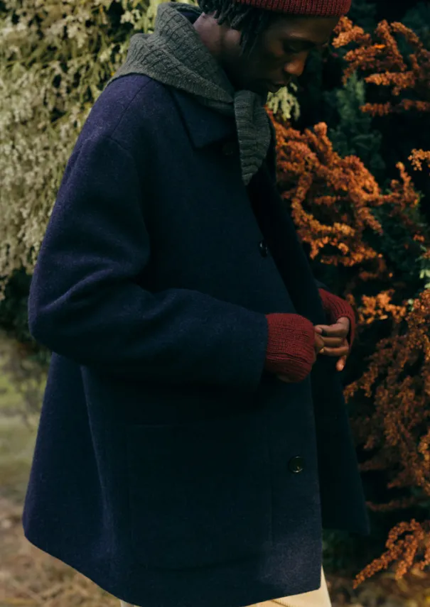 Outlet Relaxed Wool Coat Coats & Jackets