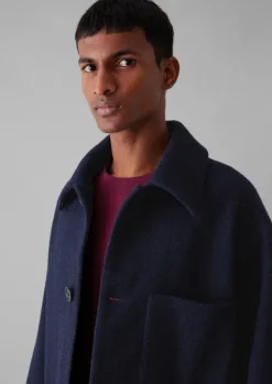 Outlet Relaxed Wool Coat Coats & Jackets