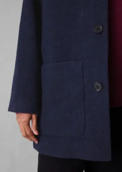 Outlet Relaxed Wool Coat Coats & Jackets