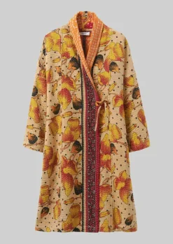Best Repurposed Kantha Coat Women Gowns|Nightwear