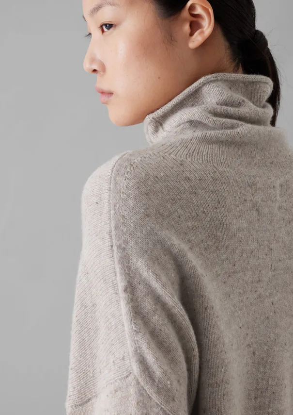 Online Roll Neck Wool Cashmere Sweater Women Jersey|Cashmere