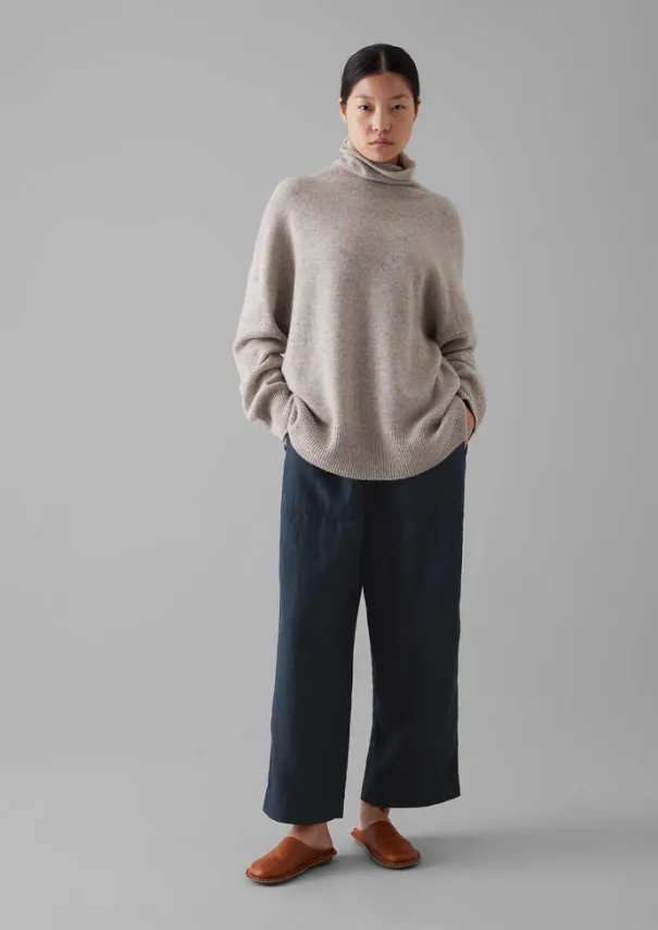 Online Roll Neck Wool Cashmere Sweater Women Jersey|Cashmere