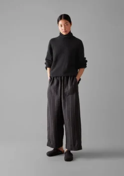 Hot Roll Neck Wool Cashmere Sweater Women Cashmere|Loungewear