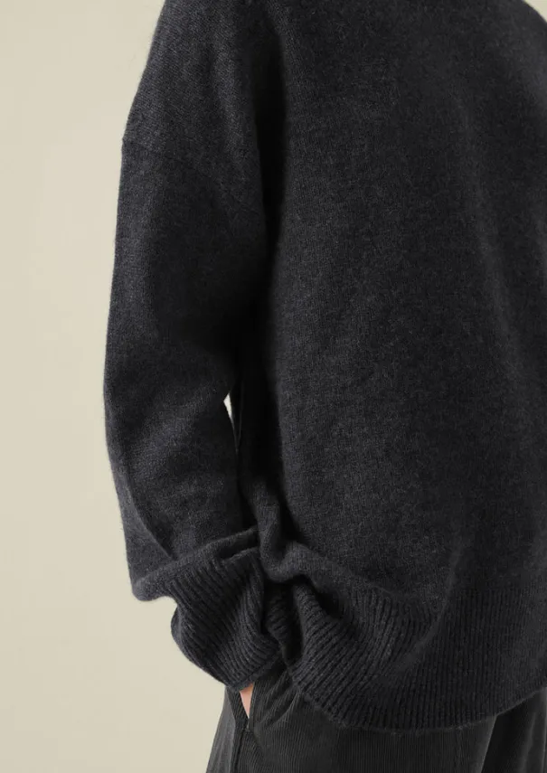 Hot Roll Neck Wool Cashmere Sweater Women Cashmere|Loungewear