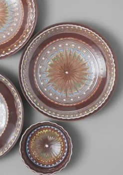New Romanian Horezu Serving Plate Ceramics|Tableware