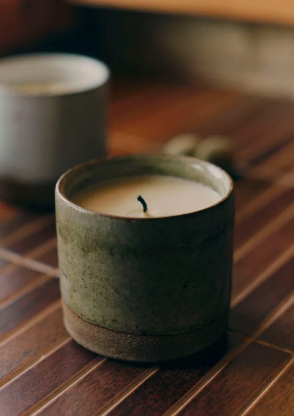Rose and Geranium Scented Candle Candles & Holders