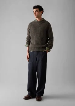New Seamless Shetland Wool Sweater Knitwear