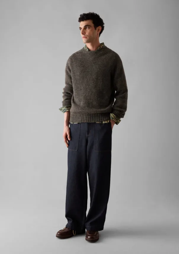 New Seamless Shetland Wool Sweater Knitwear