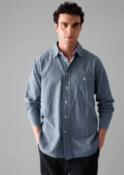 Hot Selvedge Cotton Chambray Shirt Shirts