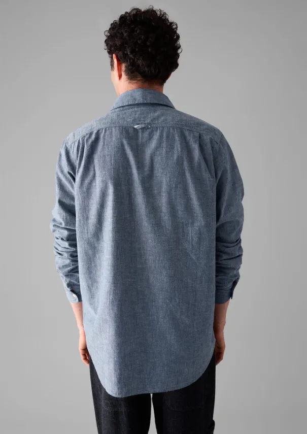 Hot Selvedge Cotton Chambray Shirt Shirts