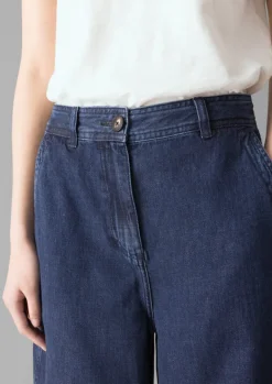 Clearance Seren Flat Front Denim Trousers Women Denim|Jeans