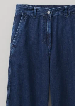 Clearance Seren Flat Front Denim Trousers Women Denim|Jeans