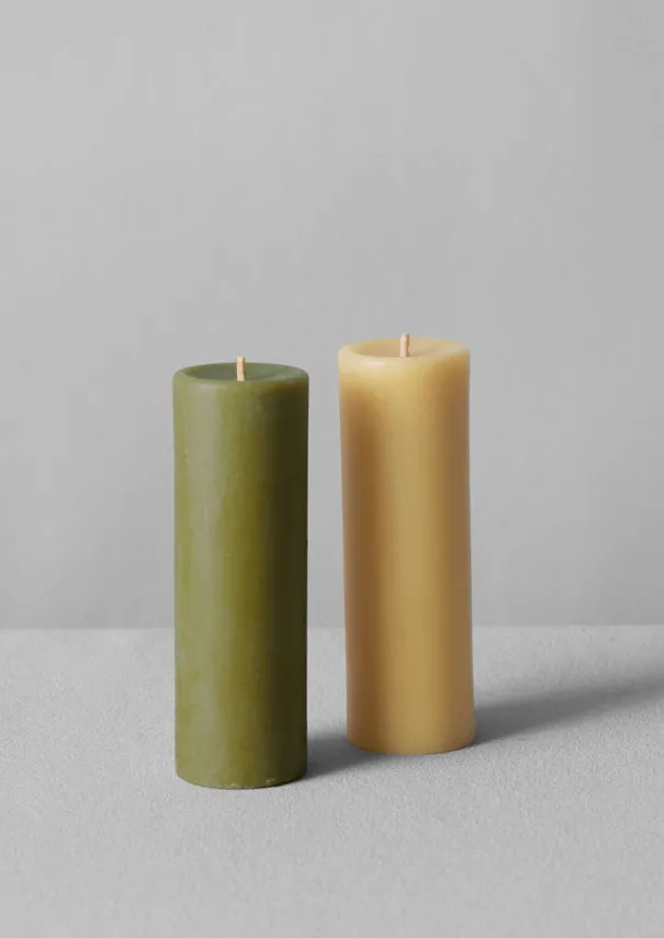 Clearance Skar Organics Beeswax Pillar Candle Candles & Holders