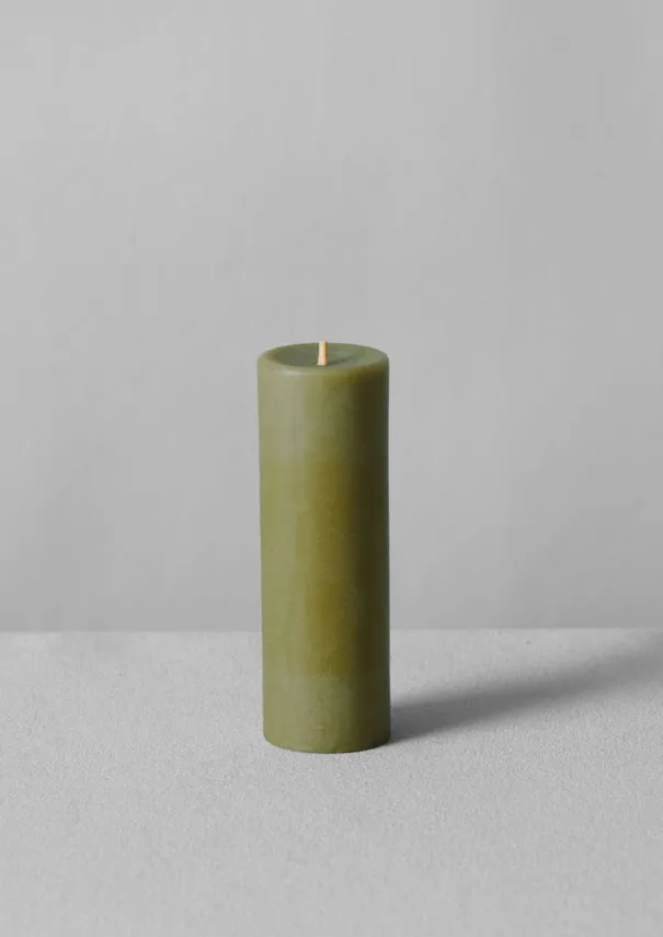 New Skar Organics Dyed Beeswax Pillar Candle Candles & Holders