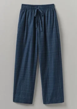 Clearance Sketched Check Cotton Pyjama Trousers Women Nightwear