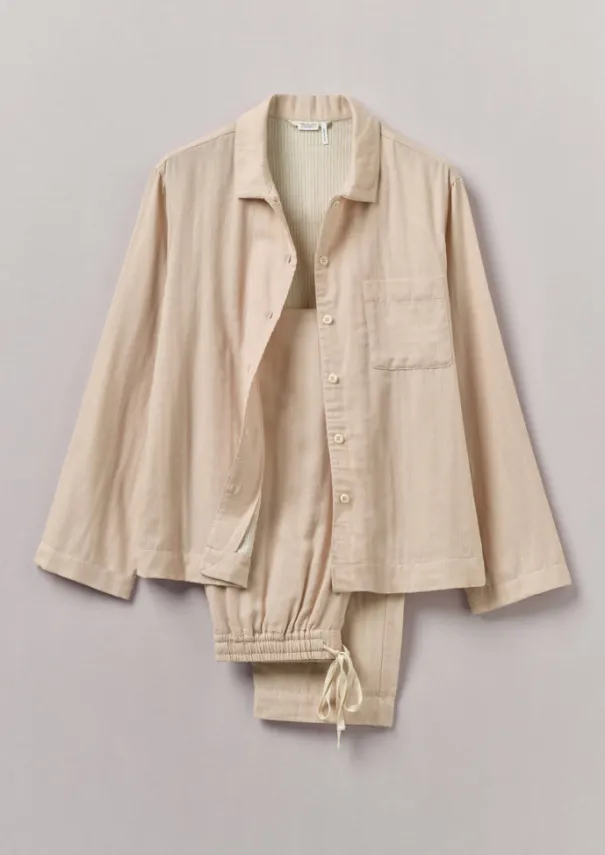 Online Soft Double Faced Cotton Pyjamas Women Nightwear