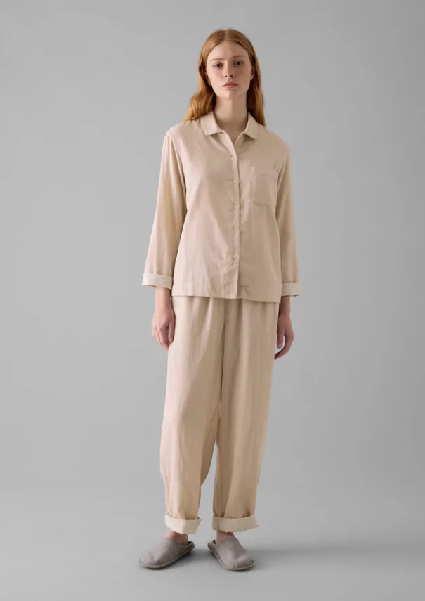 Online Soft Double Faced Cotton Pyjamas Women Nightwear