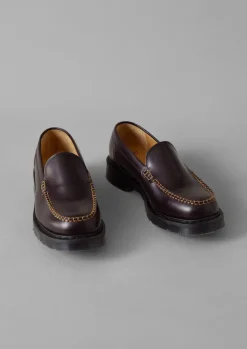 New Solovair Leather Loafers Women Shoes