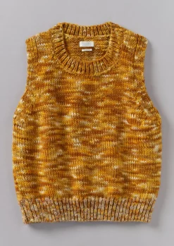 Online Space Dyed Wool Knitted Tank Women Knitwear