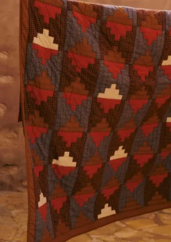 Discount Stacked Check Patchwork Quilt Textiles|Blankets & Throws