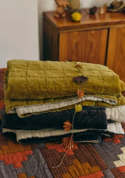 Discount Stacked Check Patchwork Quilt Textiles|Blankets & Throws