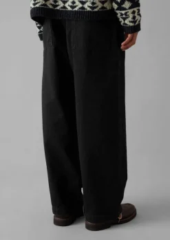 Online Straight Leg Denim Trousers Denim|Trousers