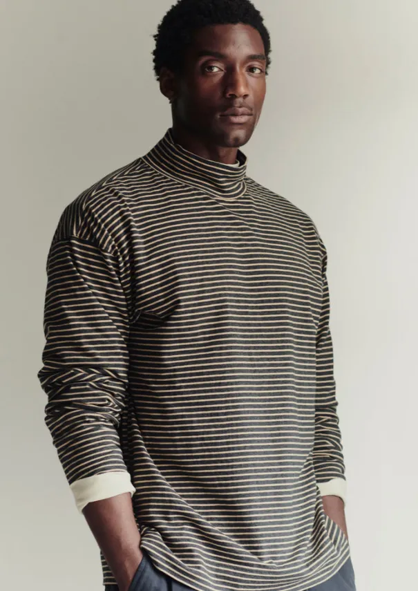Online Stripe Cotton Jersey Long Sleeve Tee Tops & Tees